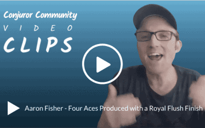Aaron Fisher - Four Aces Produced with a Royal Flush Finish