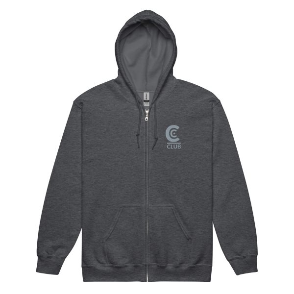 CC Club Embroidered Zip Hoodie (unisex) - Image 3