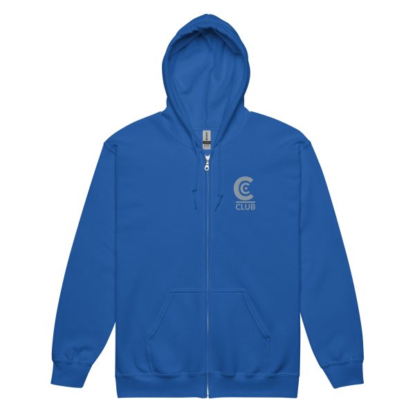 CC Club Embroidered Zip Hoodie (unisex) - Image 4